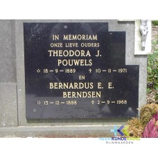 Grafstenen kerkhof Herwen Coll. HKR (266) Th.J.Pouwels & B.E.E.Berndsen